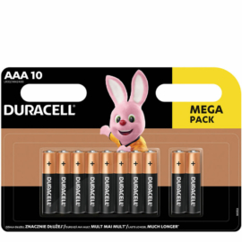 Duracell Basic Alkáli Mikro Elem AAA (1,5V) 10 db