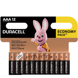 Duracell Basic Alkáli Mikro Elem AAA (1,5V) 12 db