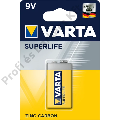 VARTA Superlife Féltartós 9V Elem