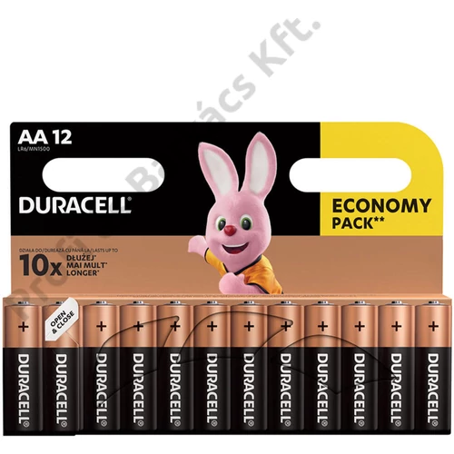 Duracell Basic Alkáli Mikro Elem AA (1,5V) 12 db