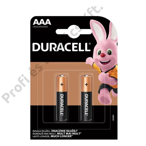 Duracell Basic Alkáli Mikro Elem AA (1,5V) 2 db