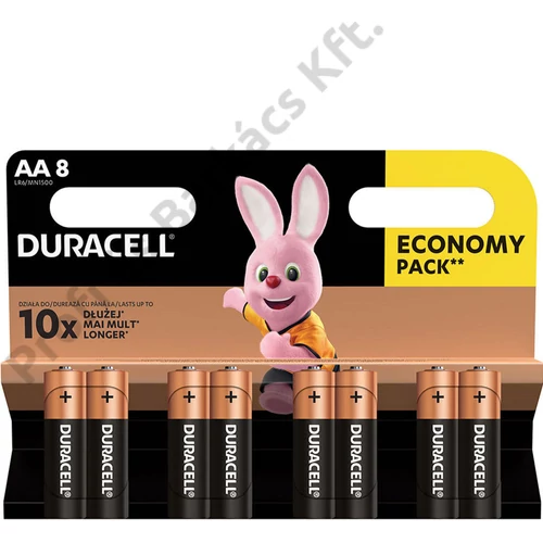 Duracell Basic Alkáli Mikro Elem AA (1,5V) 8 db