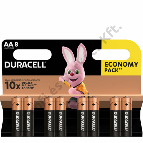 Duracell Basic Alkáli Mikro Elem AA (1,5V) 8 db