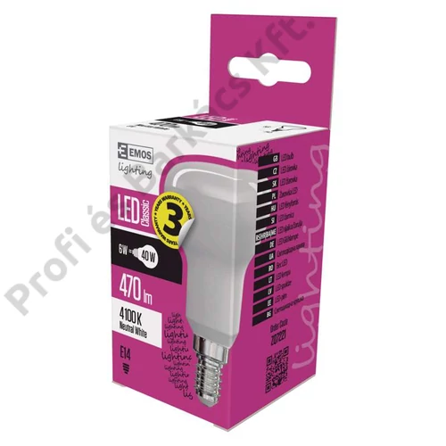 Emos led izzó classic A50 természetes fehér 6,5W