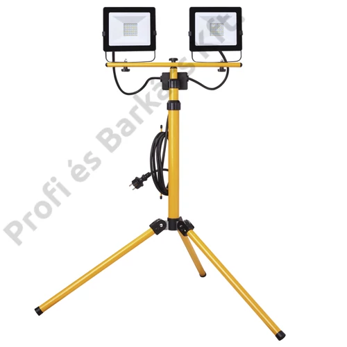 EMOS LED REFLEKTOR HOBBY SLIM 2X 30W + HÁROMLÁBÚ ÁLLVÁNY