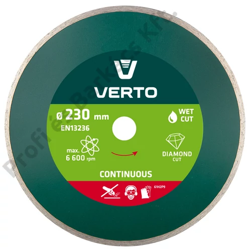 Gyémánt vágókorong 230MM VIZES