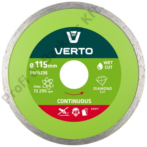 Gyémánt vágókorong 115MM VIZES